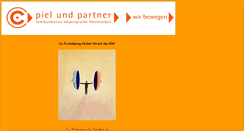 Desktop Screenshot of pielundpartner.de